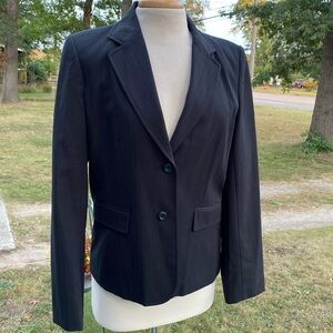 Blue pin stripe blazer